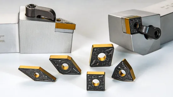Inserto de carburo cementado de herramientas de roscado de máquina de corte CNC